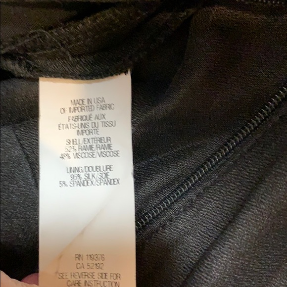 Helmut Lang wide leg black pants, 6 - Picture 4 of 5